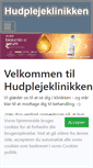 Mobile Screenshot of hudplejeklinikken.dk